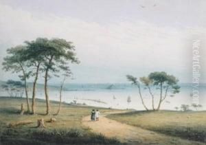 Plymouth Sound And The Mew Stone From Mount Edgcumbe by William Turner