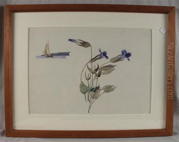 Flower And Sailboat Study - view 1