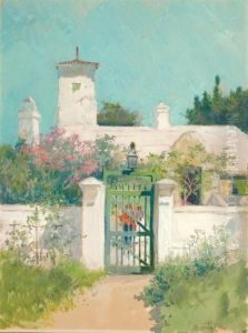 The Green Gate, Bermuda by Ross Sterling Turner