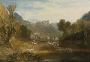 Mountain Landscape, Bonneville, Savoy by Joseph Mallord William Turner
