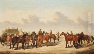An Irish Horse Fair by William Henry M. Turner