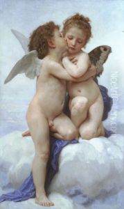 L'Amour et Psyche, enfants (Cupid and Psyche as Children)