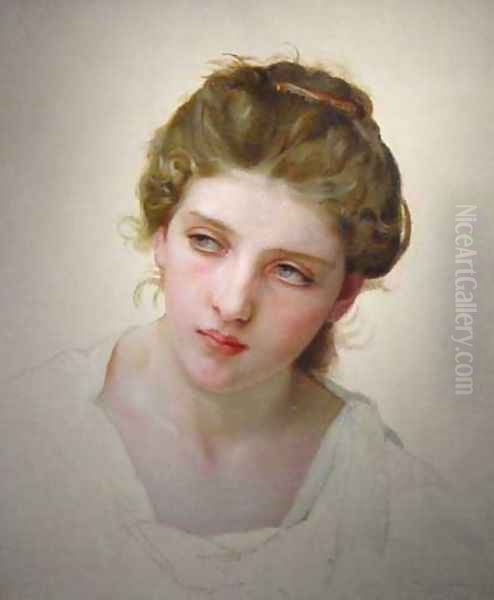 Étude de Tête de Femme Blonde de Face (Study of the Head of a Blonde Woman) - view 1