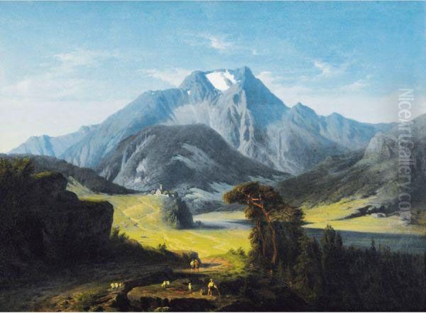 Vue Probable De La Vallee De Giornico (dans Le Tessin Suisse) - view 1