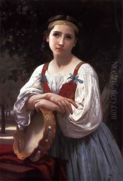 Bohemienne au Tambour de Basque (Gypsy Girl with a Basque Drum) - view 1