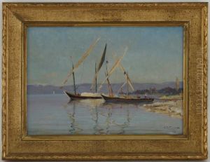 Le Lac Saint-sulpice by Emile David Turrian
