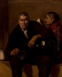 Dos Ancianos by Salvador Tuset Tuset