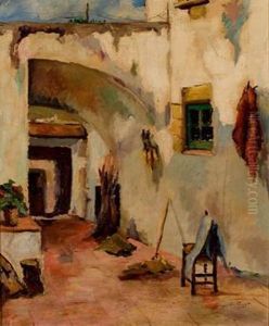 Interior De Casa De Campo by Salvador Tuset Tuset