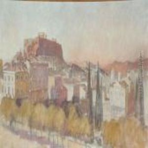 Acropolis Of Athens by Laurits Regner Tuxen