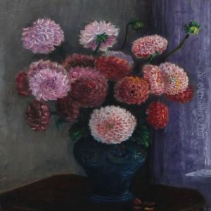 Still Life With Peonies In A Vase Still Life With Peonies In A Vase