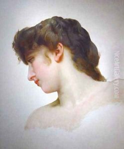 Étude de Tête de Femme Blonde Profil (Study of a Blonde Woman's Profile)