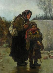 Mutter Und Kind by Ivan Ivanovich Tvorozhnikov