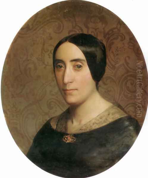 A Portrait of Amelina Dufaud Bouguereau - view 1