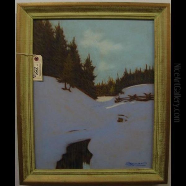 Snowscene From Banff - view 1