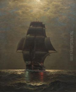 Ship Under The Breaking Clouds by James Gale Tyler