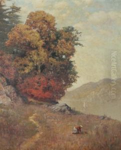 Picking Wild Berries by James Gale Tyler