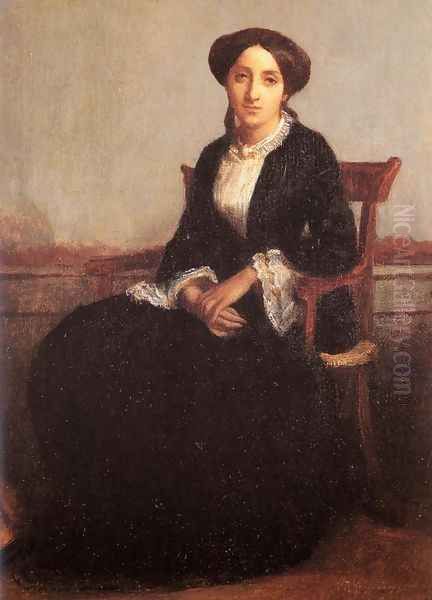 Portrait of Genevieve Celine, eldest daughter of Adolphe Bouguereau - view 1