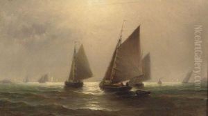 Harbor Scene. by William Richardson Tyler