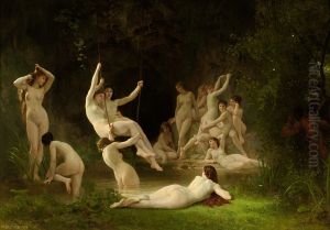 La nymphee by William-Adolphe Bouguereau