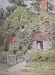 A Cottage Near Wokingham, Berkshire by Thomas Nicholson Tyndale