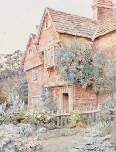 Surrey Farmhouse; Bray, Berks; At West Meon, Hants by Thomas Nicholson Tyndale