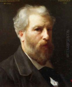 Autoportrait presenté à M. Sage (Self-portrait presented to M. Sage) by William-Adolphe Bouguereau