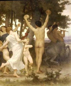 La Jeunesse de Bacchus [detail: right] (The Youth of Bacchus) by William-Adolphe Bouguereau