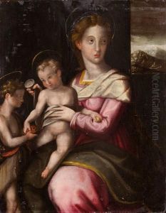 Vergine Col Bambino E San Giovannino Vergine Col Bambino E San Giovannino