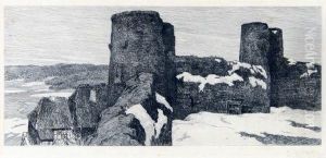 Rechts Unten Mit Bleistift Signiert Otto Ubbelohde Sowie Gewidmet by Otto Ubbelohde