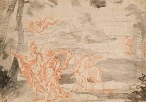 Persee Et Andromede, Pegase I L'arriere-plan by Alexandre Ubeleski