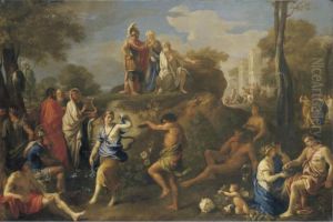 Aeneas And Anchises In Hades