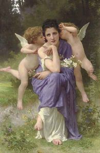 Chansons de printemps by William-Adolphe Bouguereau