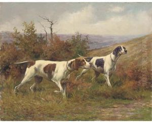 Hounds On The Scent by Karl Kristian Uchermann