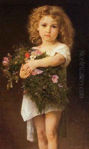Child With Flowers by William-Adolphe Bouguereau