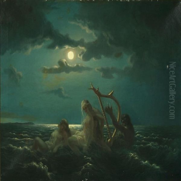 Merman Playingfor Nymphs - view 1