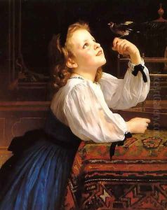 L'oiseau Chéri (Dear Bird) by William-Adolphe Bouguereau