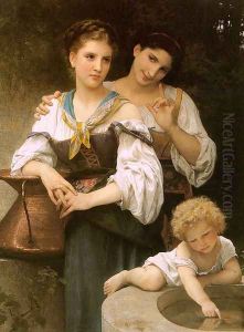 The Secret 1876 by William-Adolphe Bouguereau