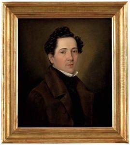 Portrait Eines Jungen Herrn by Adalbert Uetz