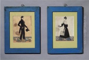 Mr. Jonathan Hoitt And Mrs. Hoitt: A Pair Of Portraits
