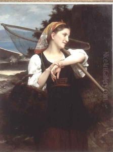 Daughter of Fisherman 1872 by William-Adolphe Bouguereau