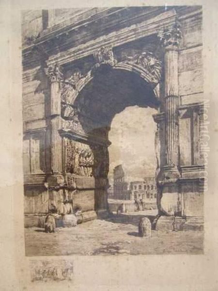 L'arc De Triomphe - view 1