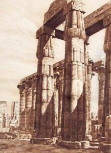 Luxor, Ramsestempel by Hugo Ulbrich