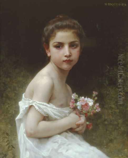Petite fille au bouquet (Little girl with a bouquet) - view 1