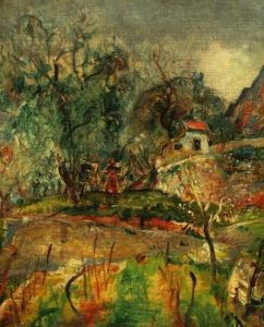 Figures In A Landscape by Eugene Paul Ullmann