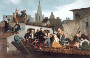 Napoleon III (1808-73) Visiting Flood Victims of Tarascon in June 1856, 1856