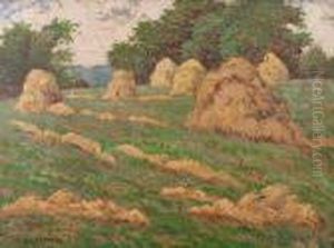Haymaking by Josef Ullmann