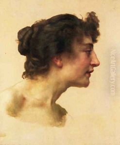 Study of the Head of Elize Brugière by William-Adolphe Bouguereau
