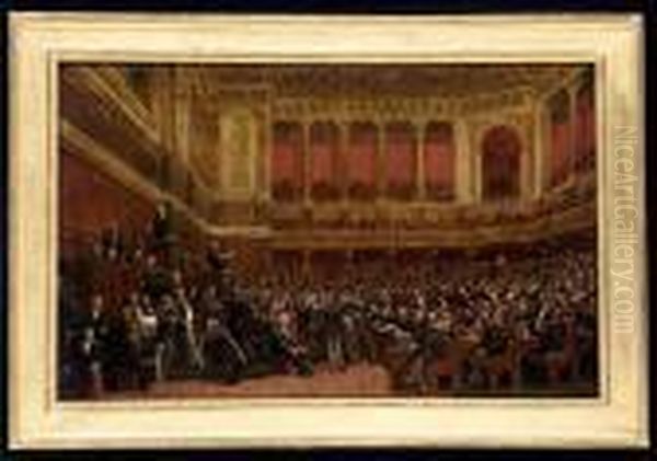 Thiers Salue Du Titre De 'liberatuer Du Territoire' A La Chambre Des Deputes Le 16 Juin 1877 - view 1