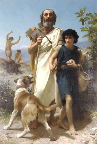 Homere et son Guide [Homer and his Guide] - view 1