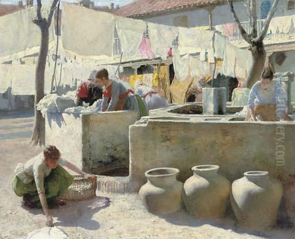 Washerwomen - view 1